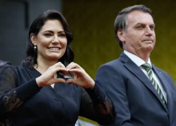 Bolsonaro-presidente Jair Bolsonaro -Michelle