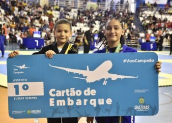 Medalhista de ouro no Campeonato Amazonense de Jiu-jitsu, Thalles Valentim