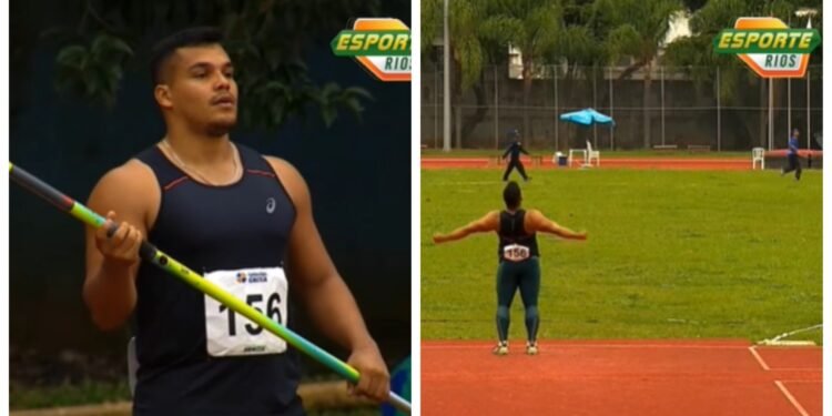 Amazonense Pedro Nunes é o novo recordista brasileiro do arremesso de dardo