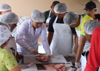 Pescadores em Iranduba recebem capacitação para beneficiamento de pescado