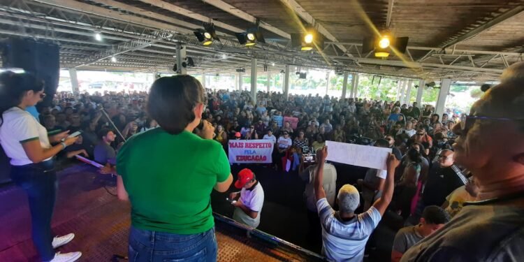 manifestação dos professores