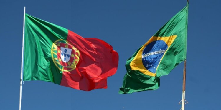 Bandeiras Brasil Portugal