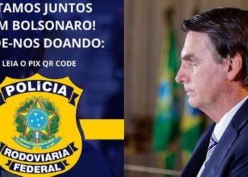 Vaquinha para Bolsonaro é publicada no perfil da PRF de Sergipe
