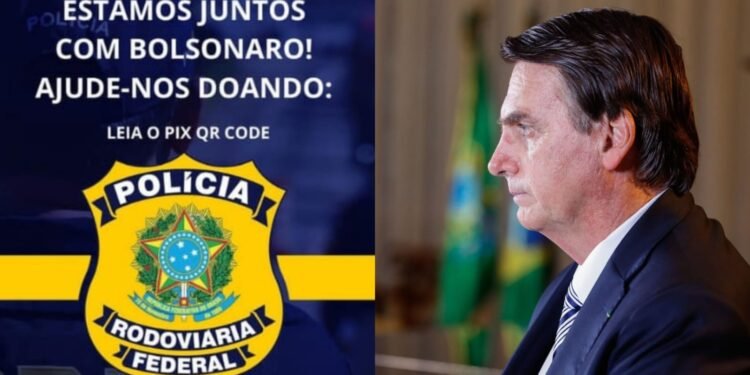 Vaquinha para Bolsonaro é publicada no perfil da PRF de Sergipe