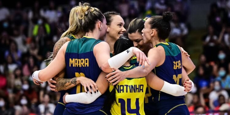 m jogo sofrido, a seleção brasileira vence a Itália