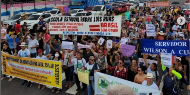 greve movimento-Sinteam