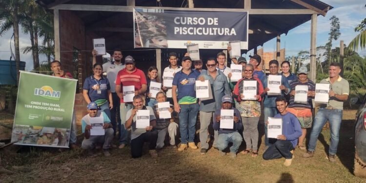 idam_Idam realiza 1º Curso de Piscicultura para produtores familiares do Sul de Canutama_divulgaçao Idam 1