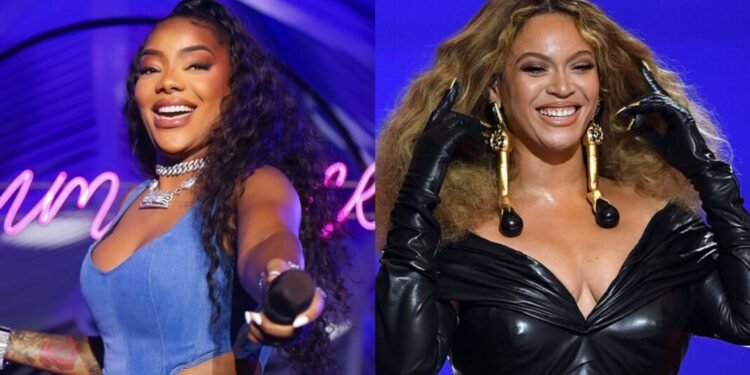 Em tom divertido, a cantora ainda enfatiza que Beyoncé terá um lugar só para ela