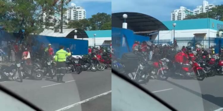 mototaxista vão atrás da 'rica' classe D que trabalha na Semsa