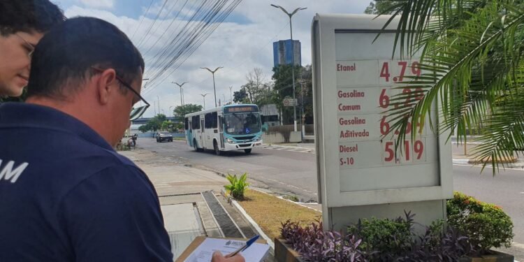 Fiscalização Procon postos de combustíveis