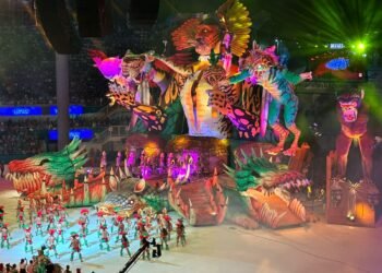 Alegoria Garantido Festival de Parintins