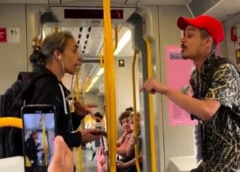 brasileiro hostilizado em metrô