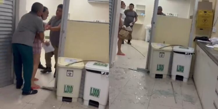 Mulher faz confusão em SPA por falta de atendimento