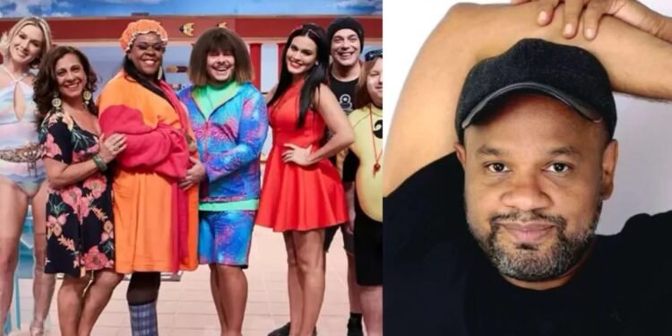 bastidores do humorístico Vai Que Cola