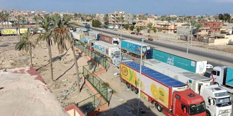 Ajuda humanitária Egito Gaza