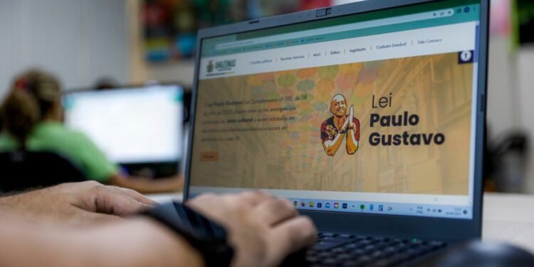 Inscrições editais lei Paulo Gustavo