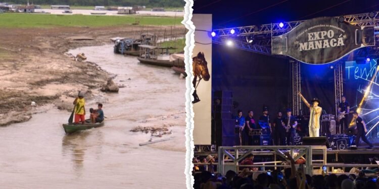 Manacapuru tem evento milionário em meio a racionamento de água
