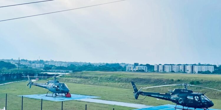 aeronaves no combate aos incêndios no Amazonas