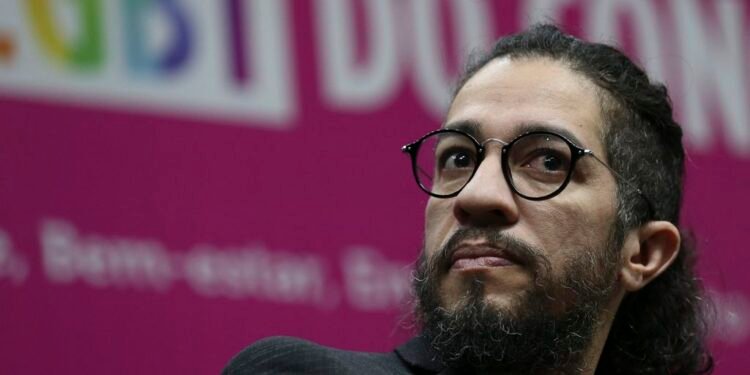 O deputado Jean Wyllys durante o 15º Seminário LGBT do Congresso Nacional