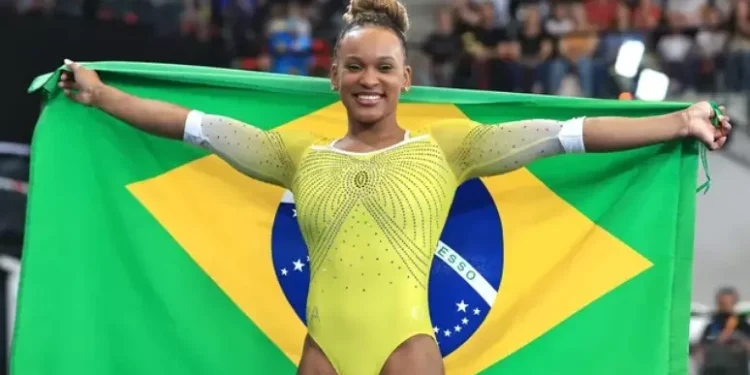 rebeca andrade conquista ouro no Pan