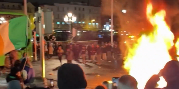 Manifestação irlanda