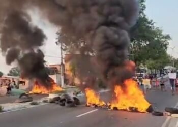 Protesto em Manaus