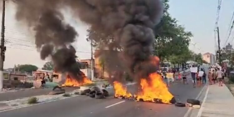 Protesto em Manaus
