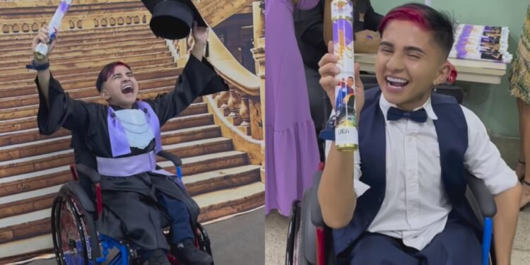 Weslley que é cadeirante, utiliza suas redes sociais para contar sobre sua trajetória de vida