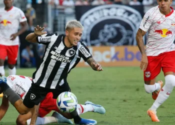 foto jogadores botafogo e bragantino
