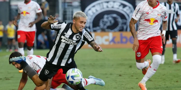 foto jogadores botafogo e bragantino