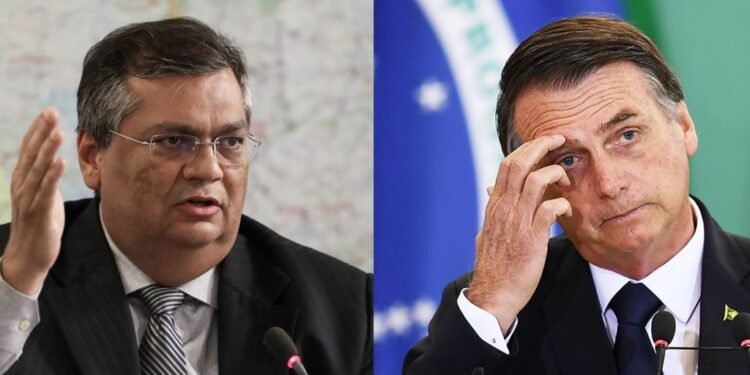 montagem dino e bolsonaro