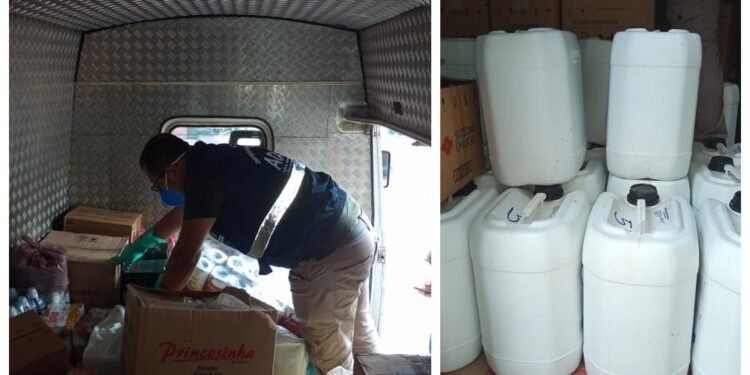 Fiscalização de rotina flagra carga irregular de ovos e transporte inadequado de agrotóxicos, na rodovia AM-010