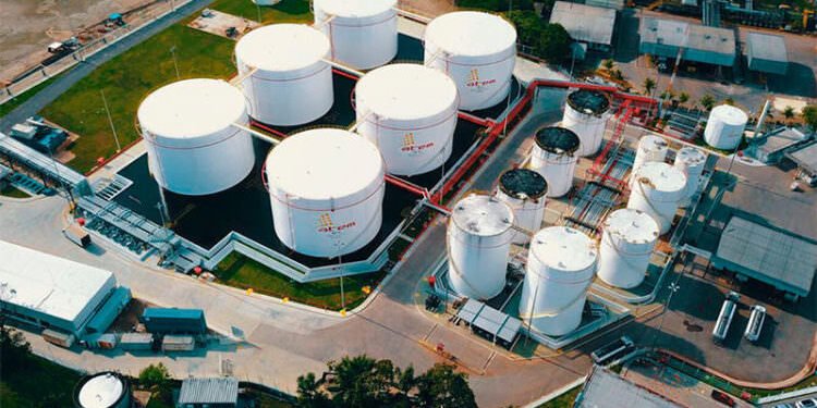 Foto aérea da Refinaria da Amazônia