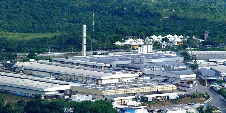 Foto aérea da Zona Franca de Manaus