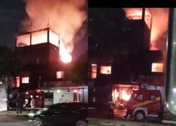 Incêndio em edificio