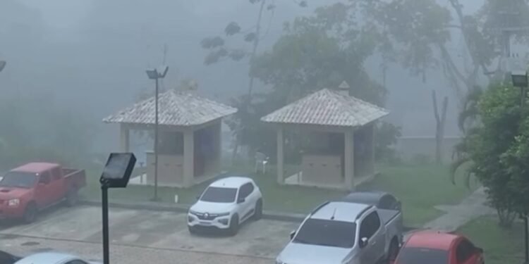 Manaus encoberta por neblina