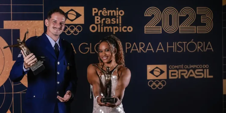 Prêmio Brasil Olímpico coroa Rebeca Andrade e Marcus D'Almeida
