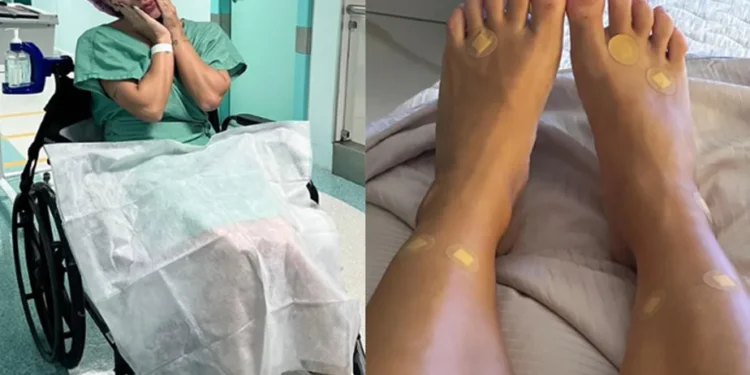 lorena-Lore Improta comenta problema nos pés após cirurgia e diz que precisa parar de dançar com salto