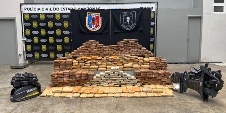 Apreensões de drogas aumentaram 138% neste ano