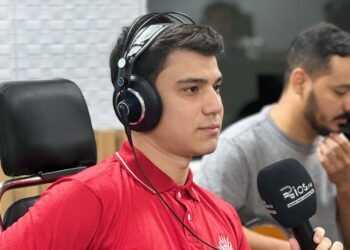 Gabriel Fernandes foi lançado como novo talento do Garantido, no último sábado. (Foto: Júnior Almeida).