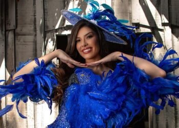 Amazonense Letícia Frota representa Sinhazinha da Fazenda no Miss Mundo (Foto: Mauro Jorge).