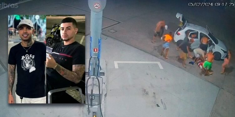 os jovens foram abordados e atingidos por disparos de arma