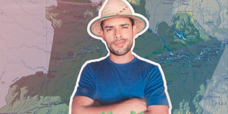 Influenciador realiza turismo virtual pelos municípios do Amazonas (ARTE: Markus Santos/Rios de Notícias).