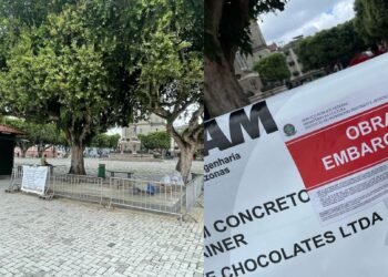 Obra de loja embargada