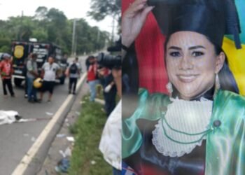 Elisângela morreu no local do acidente - (Foto: Reprodução/ Internet)