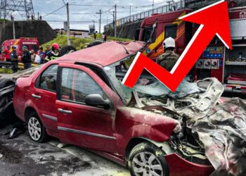 As ruas da cidade de Manaus se tornaram palco de frequentes acidentes de trânsito (Arte: João Dejacy/ Rios de Notícias)