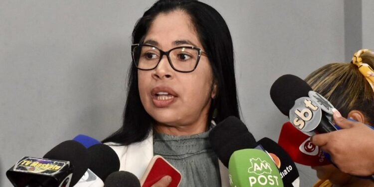 Delegada Joyce Coelho, titular da Depca. (Foto: Erlon Rodrigues/PC-AM)