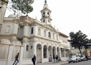Fachada da Igreja de Nossa senhora da Achiropita situada na rua 13 de Maio no Bixiga, em São Paulo- (Foto: J. F. DIORIO/ AE)