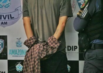 O suspeito foi encaminhado ao 14º Distrito Integrado de Polícia - (Foto: Divulgação/ PMAM)