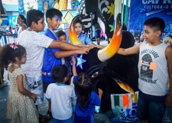 O evento é fruto de uma parceria entre o Boi-Bumbá Caprichoso e a Secretaria Municipal de Educação e Desporto - (Foto: Arleison Cruz)
